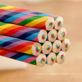 4 in 1 colorful core rainbow wooden color pencil